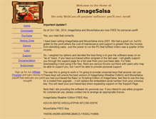 Tablet Screenshot of imagesalsa.com